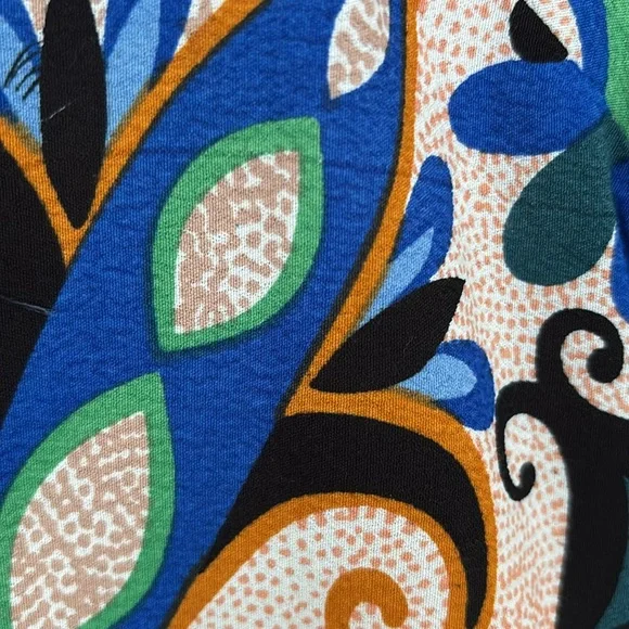 Anthropologie Maeve Folksong Bird Print Shift Dress Size S - Picture 6 of 11